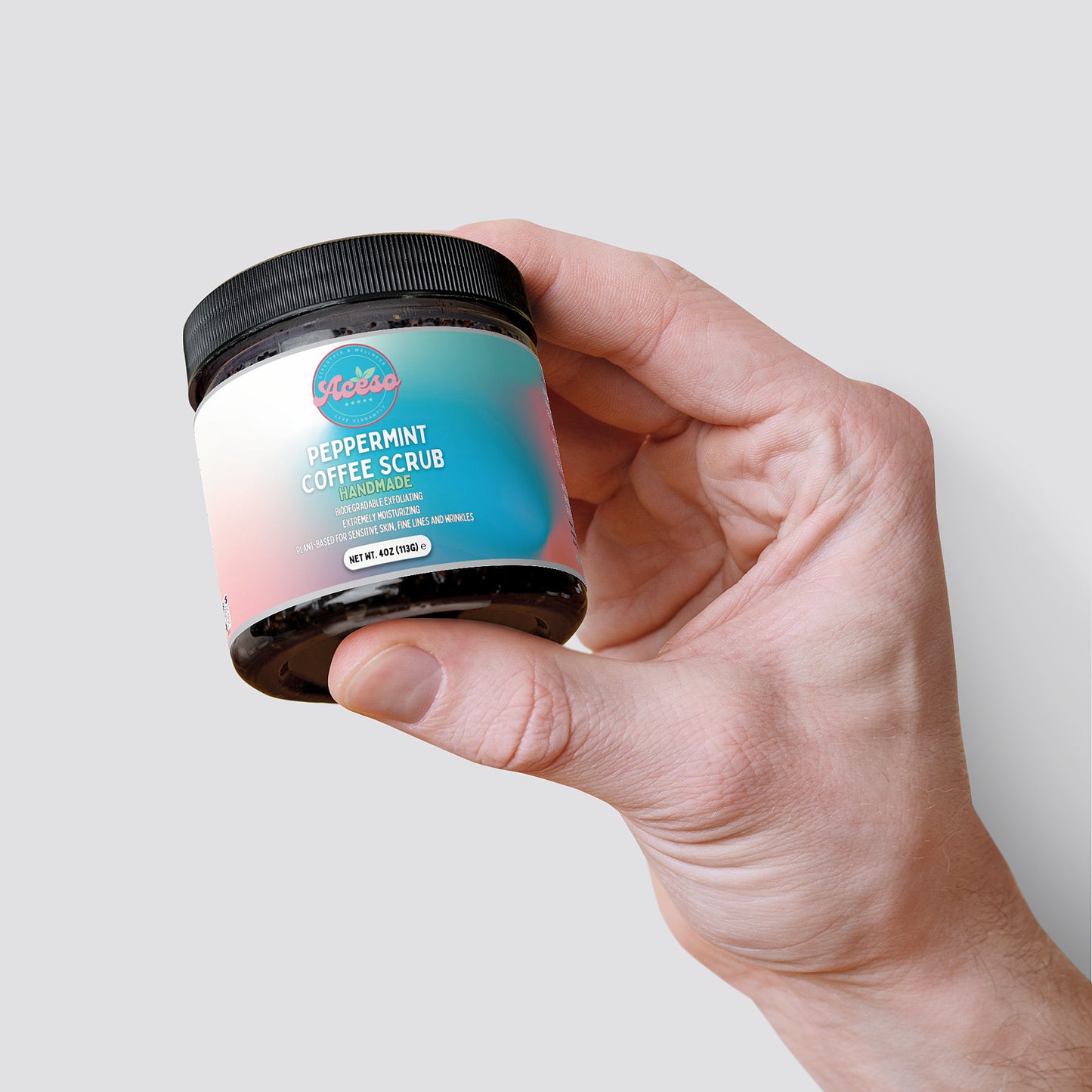 Peppermint Coffee Scrub