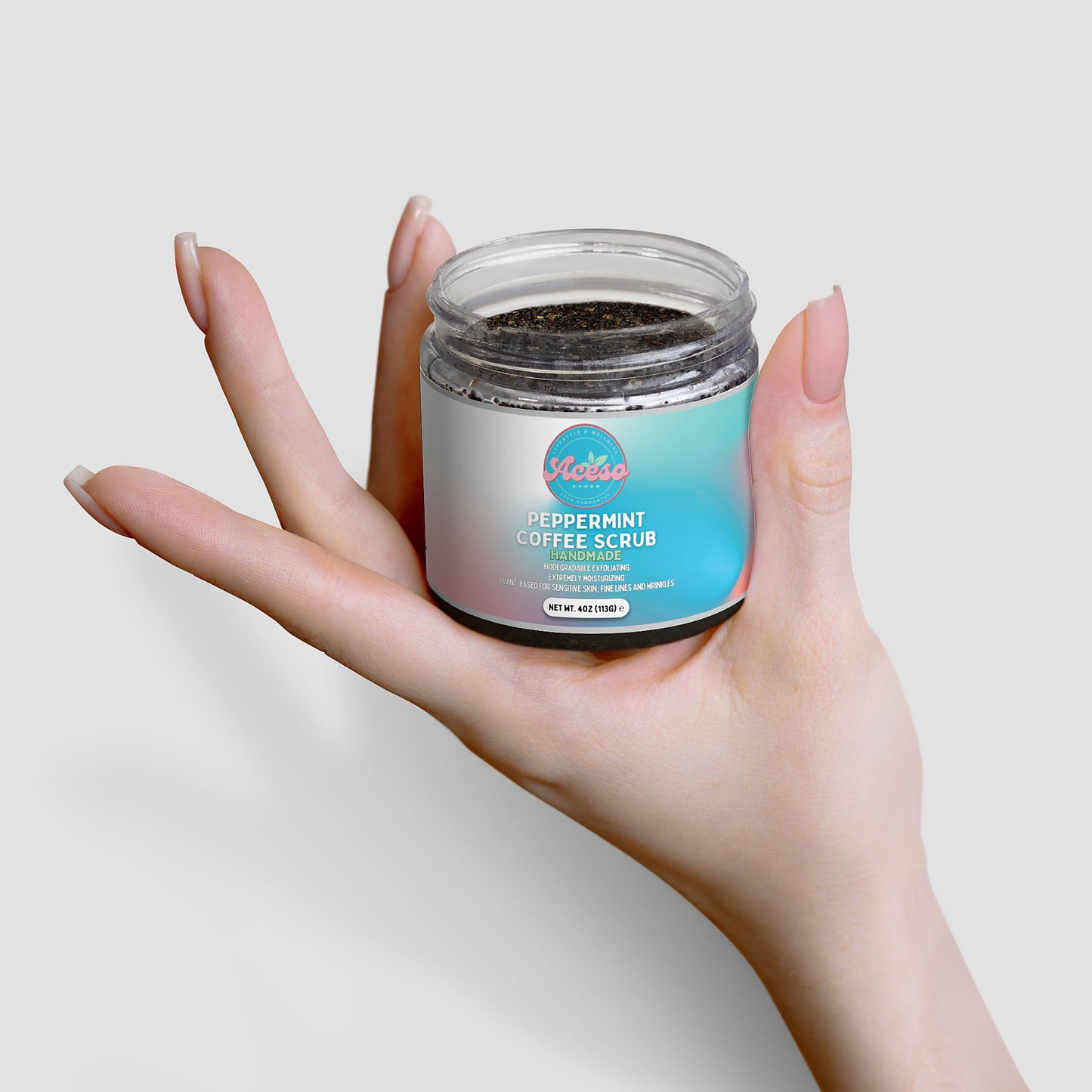 Peppermint Coffee Scrub