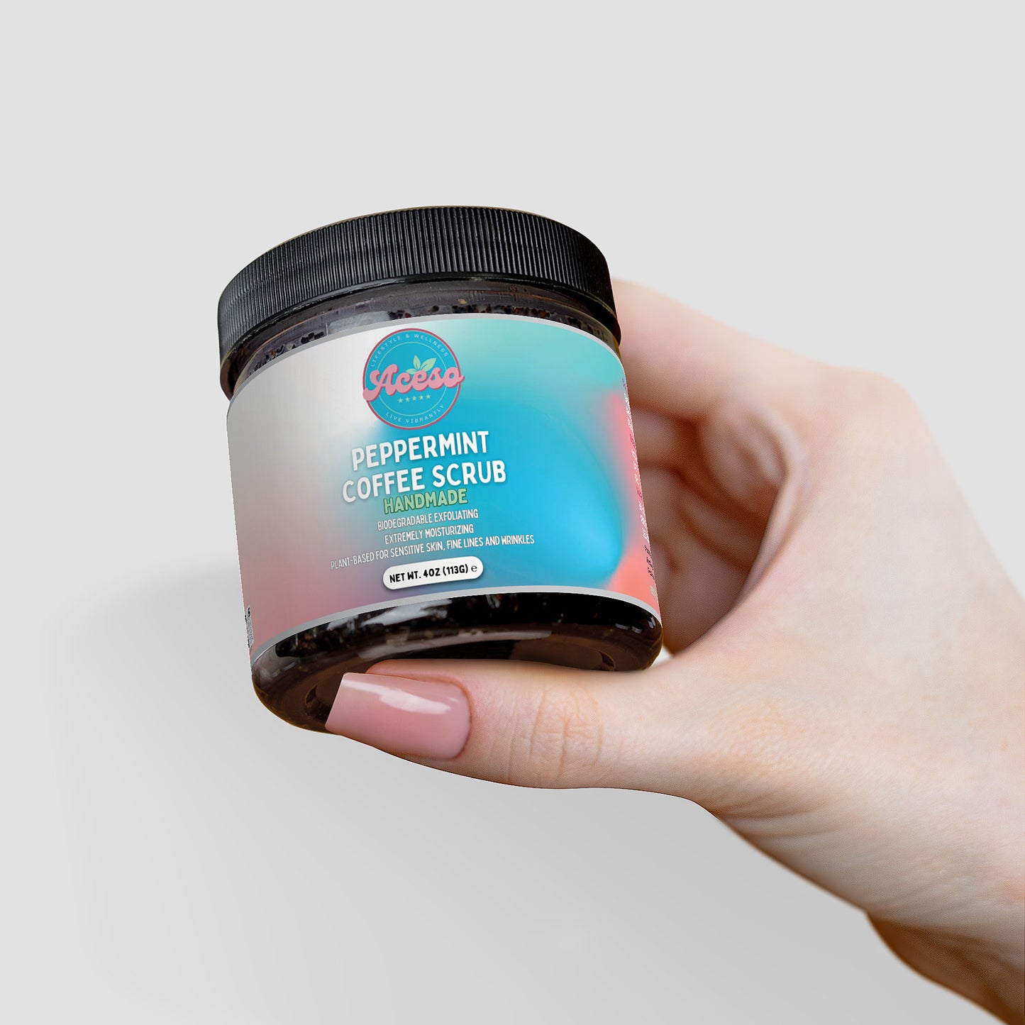Peppermint Coffee Scrub