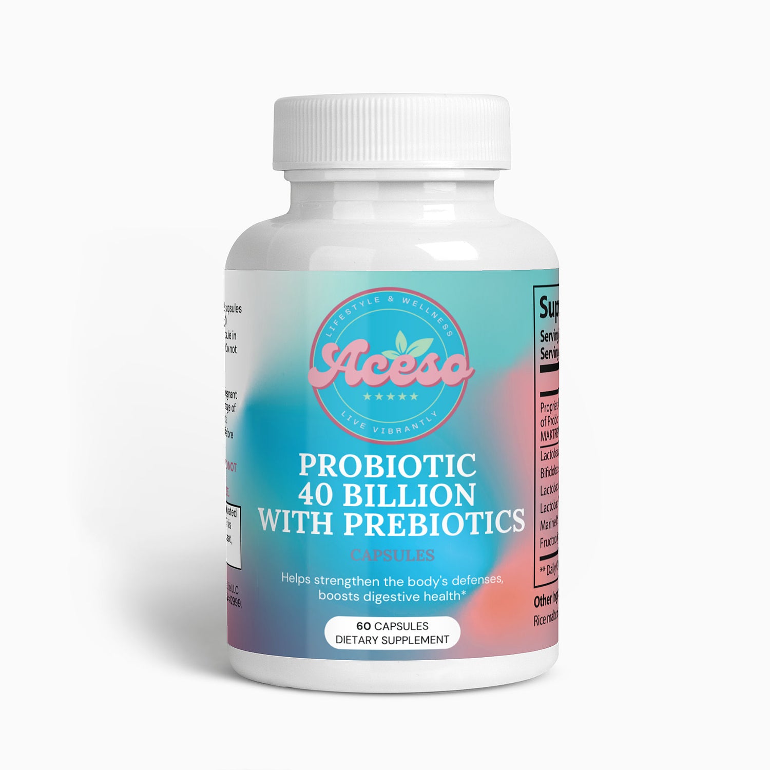 Probiotic 40 Billion with Prebiotics