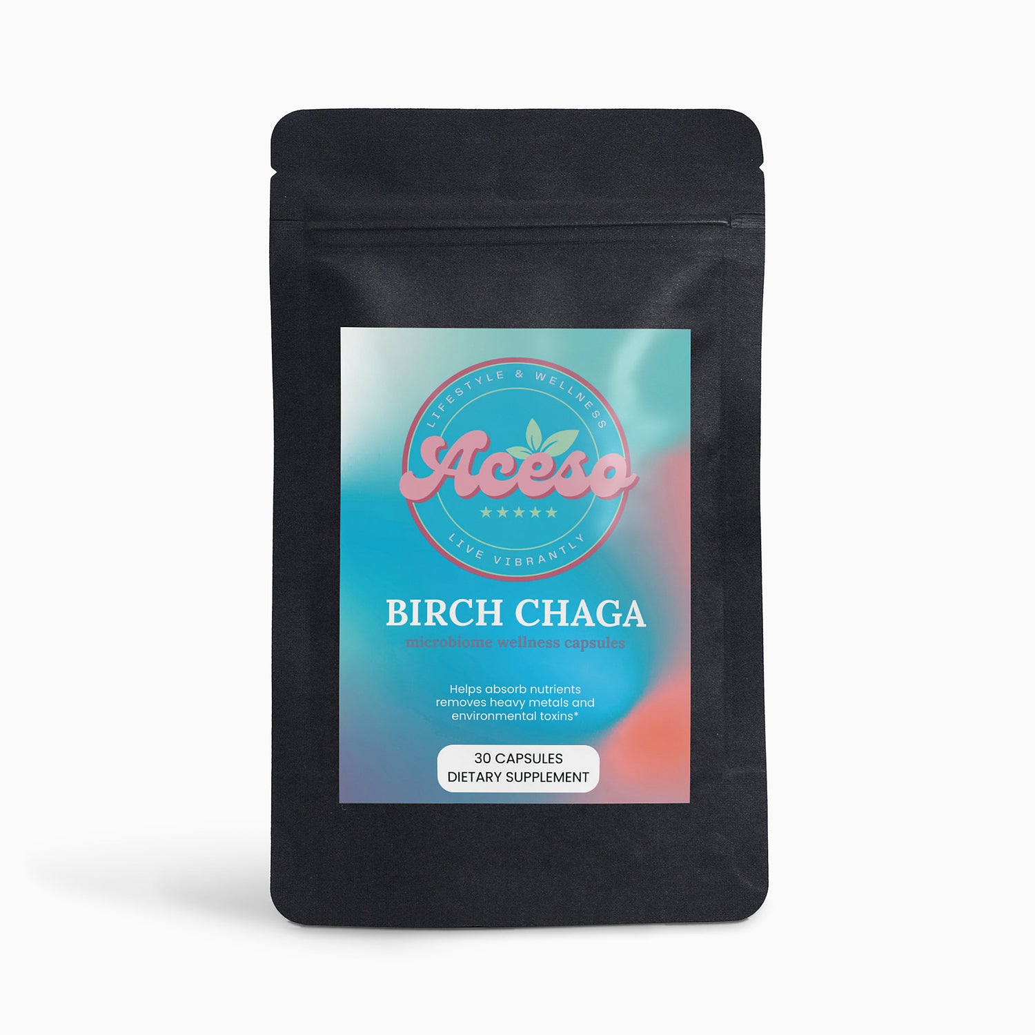 Birch Chaga Microbiome Wellness Capsules