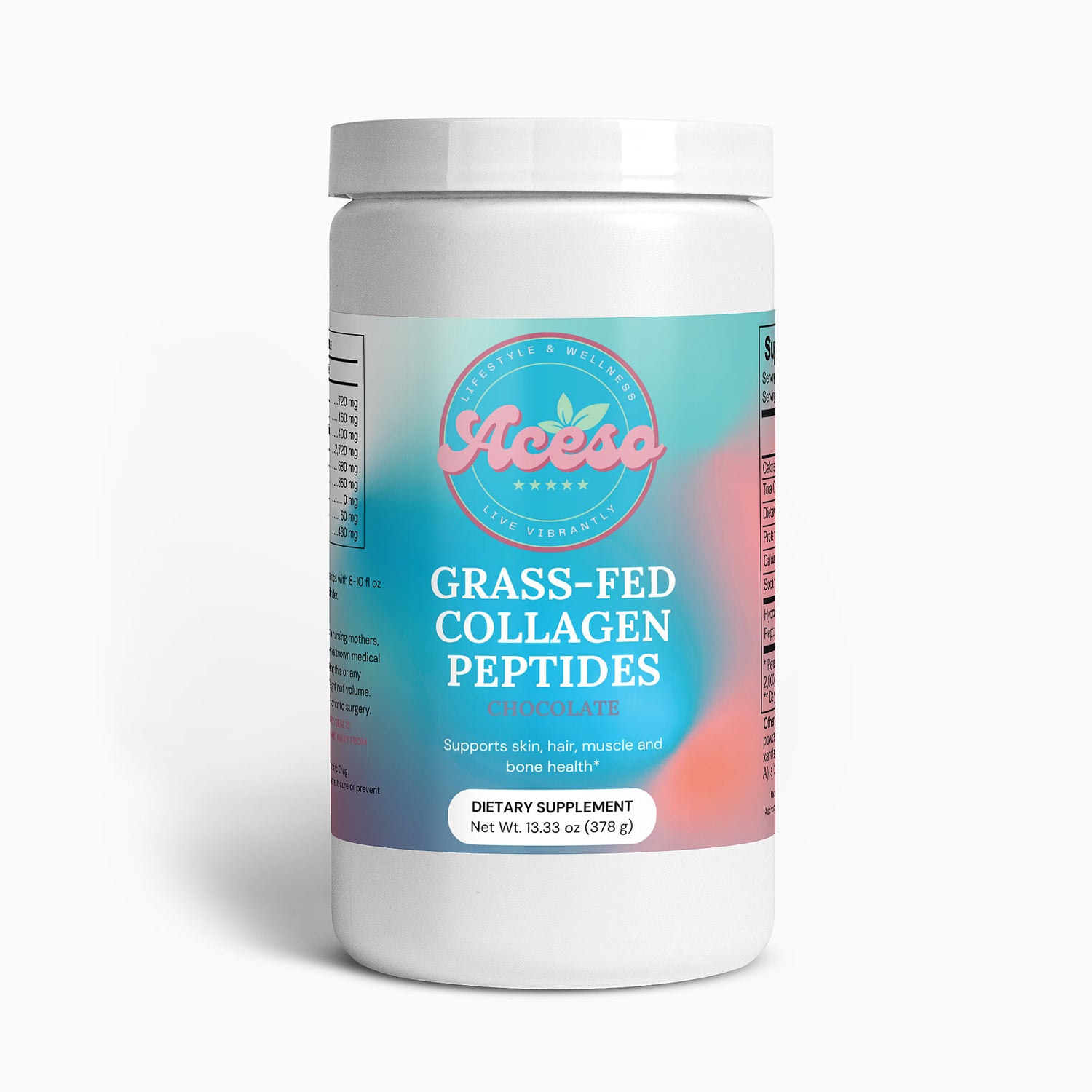 Grass-Fed Collagen Peptides Powder (Chocolate)