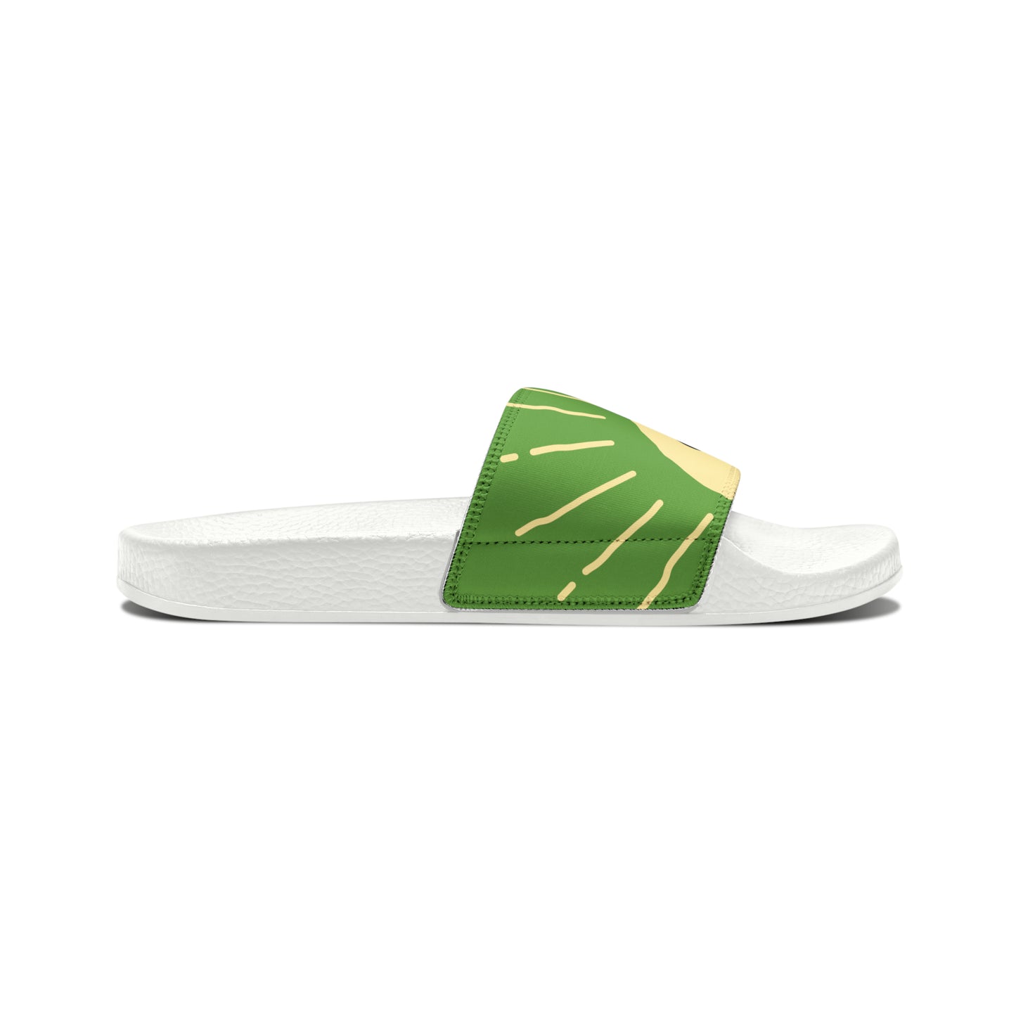 Slide Sandals [White\Light Green]