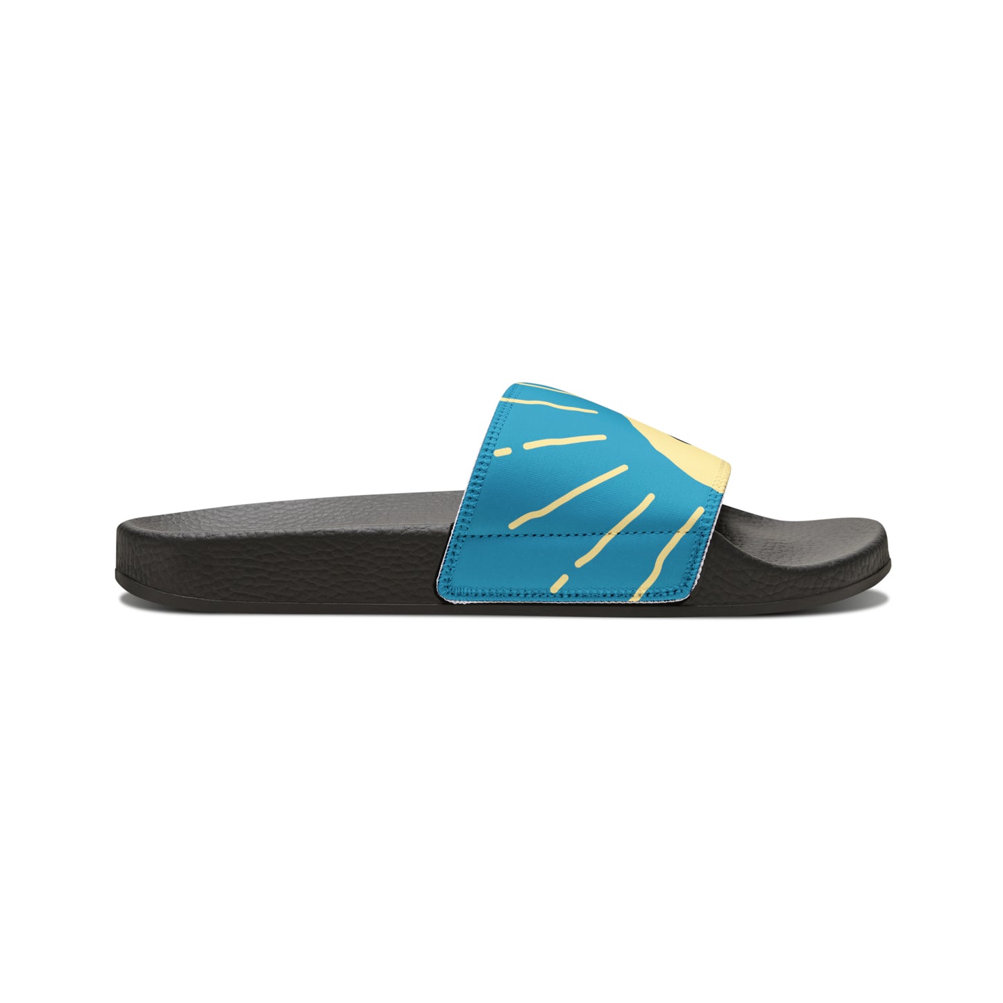 Slide Sandals [Black\Teal]