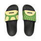 Slide Sandals [Black\Light Green]