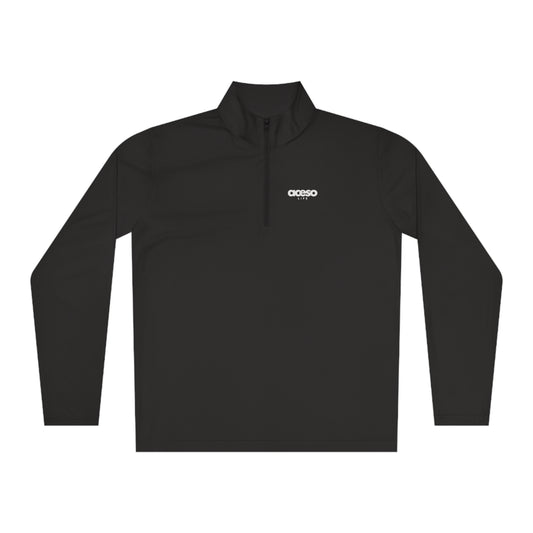 Quarter-Zip Pullover [Black]